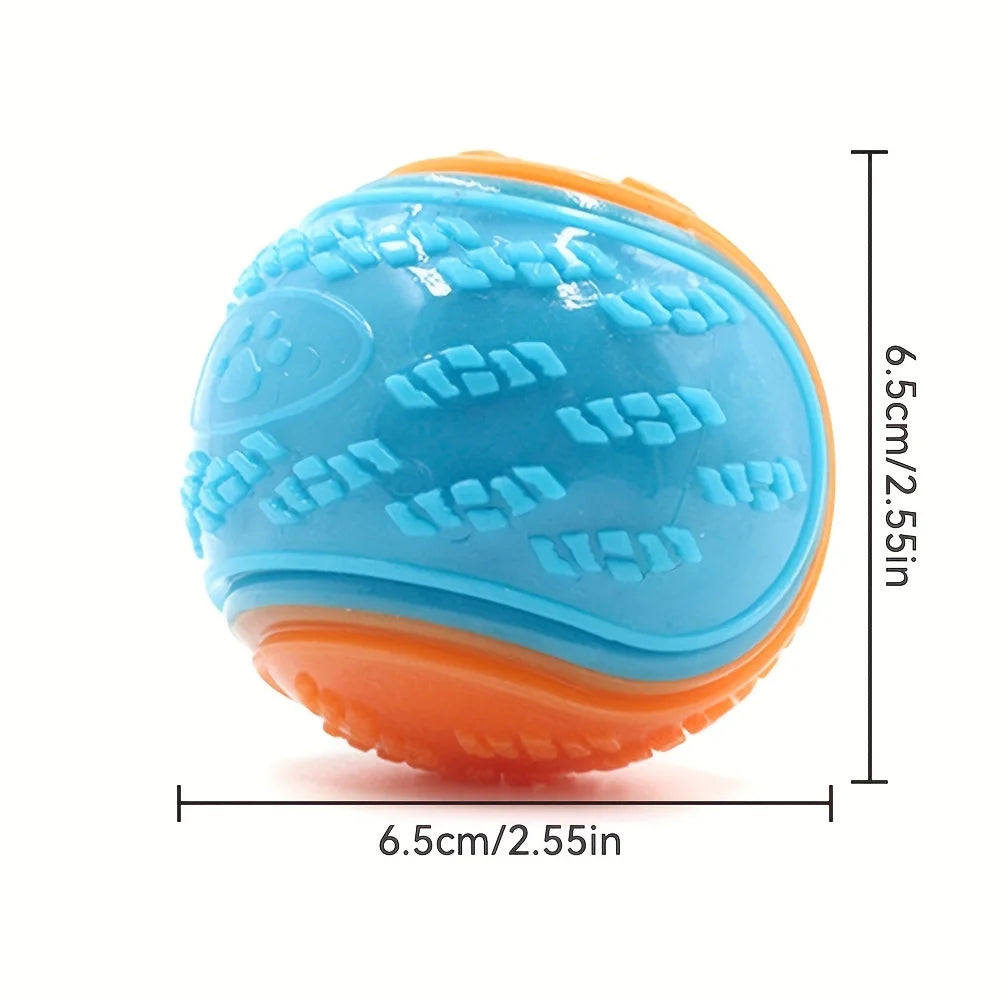 Durable Dog Chew Ball – Interactive Teeth Cleaning Toy